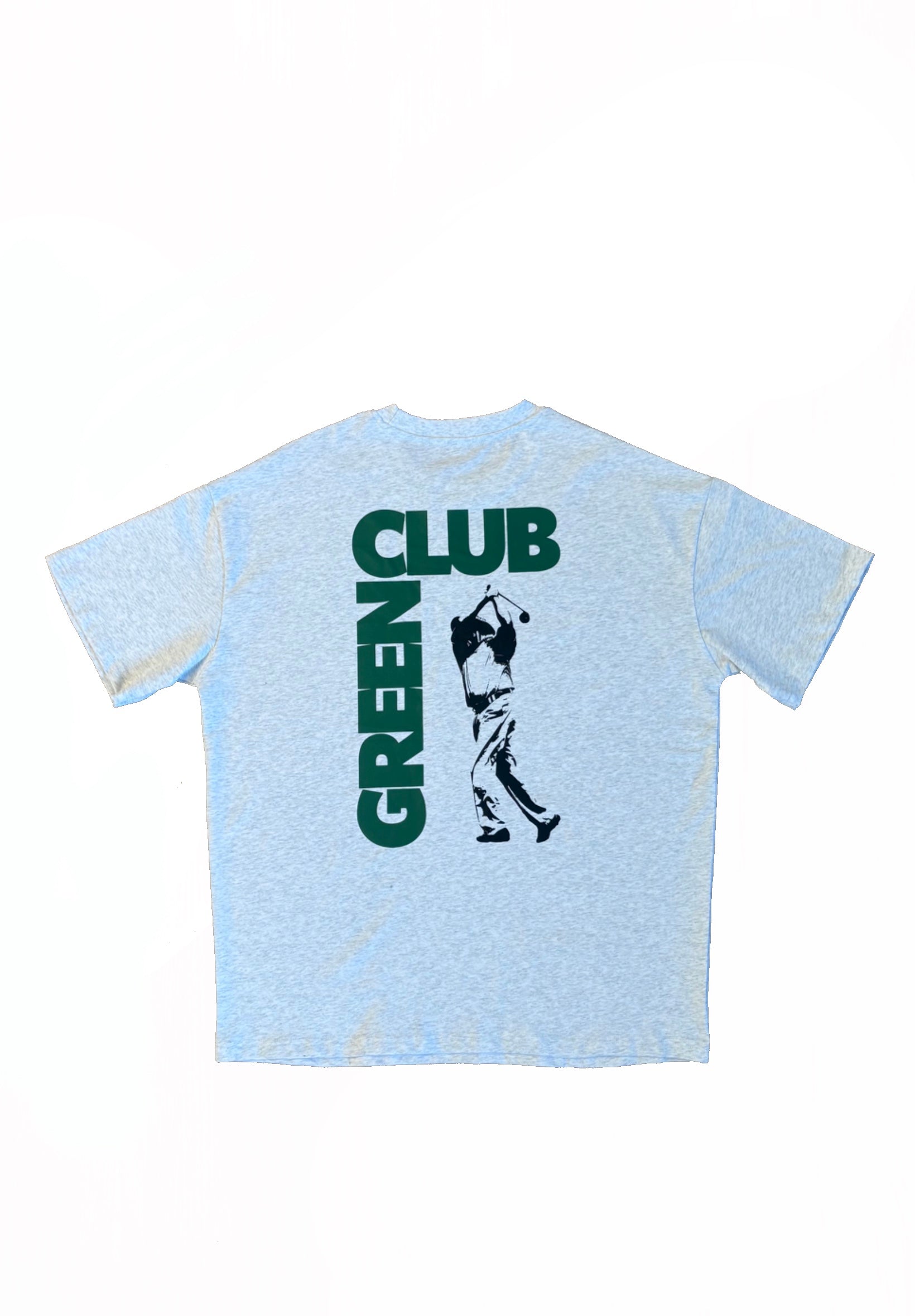 Heavyweight 'Green Club' Tee (Heather Grey)